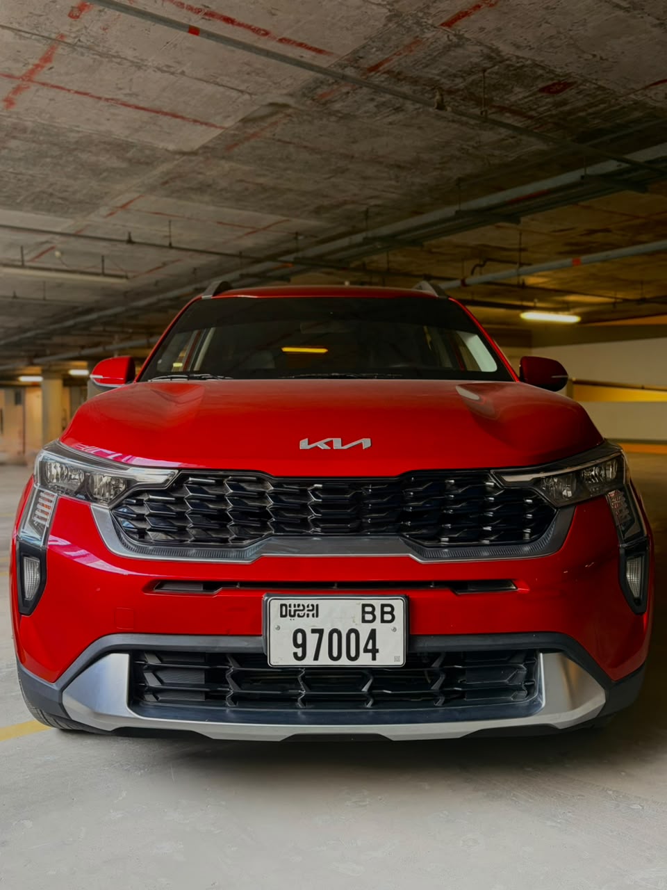 Rent a car with driver in dubai KIA SONET 2024